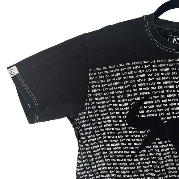 A7 Bar Grip Shirt XL Black Never Say Die Powerlifting Gym Tee Grip Back Logo - Picture 3 of 12